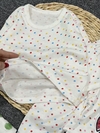 بلوز شلوار حراجی نقطه رنگی رنگی کد ۱۱۱۰۸