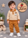 بلوز شلوار راه راه تدی