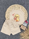 تاپ شلوارک دخترونه کد ۱۲۰۷