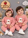 بلوز شلوار تدی بیسکویتی کد ۱۳۸۴