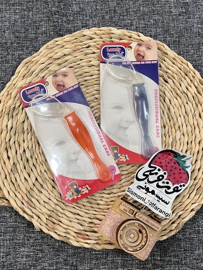 قاشق سیلیکونی سر کج کد ۱۳۹۶