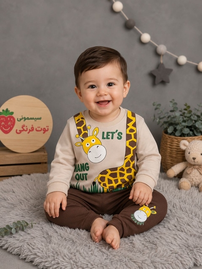 بلوز شلوار زرافه کد ۱۳۶۰