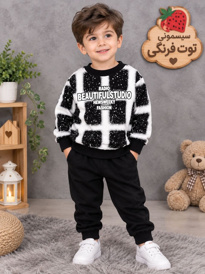 بلوز شلوار چهارخونه کد ۱۴۰۳