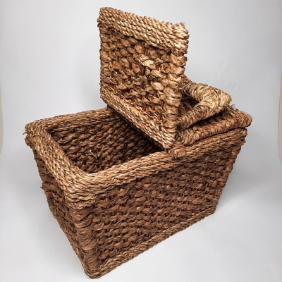 سبد حصیری دسته دار