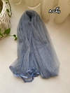 شال حریر عنکبوتی دور گان وارداتی