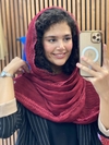 شال پلیسه دانتل 