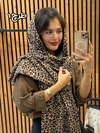 شال مخمل موهر پلنگی 
