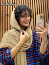 شال برشکا وارداتی کرم و مشکی