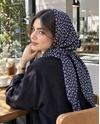 شال نخی برشکا پلنگی درشت دور گان