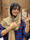 شال برشکا وارداتی کرم و مشکی
