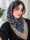 روسری نخی دور دوخت