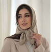 مینی اسکارف نخی کرم 