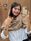 شال مخمل موهر چاپی 