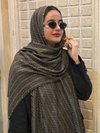 شال نخی شاین برفکی دور مزونی