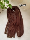 شال حریر حاشیه پلنگی 