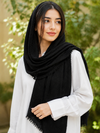شال برشکا دور ریش مشکی