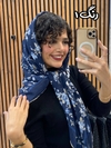 روسری نخی دور دست دوز 