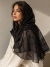 شال حریر نگینی