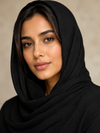 شال نخی درختی تک مشکی