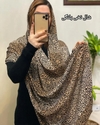 شال نخ حریر پلنگی ۱۷