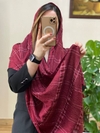 شال نخی پفکی طرح زارا 