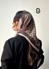 مینی اسکارف قهوه ای 