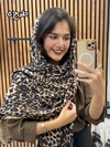 شال مخمل موهر پلنگی 