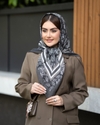 روسری نخی گل درشت 