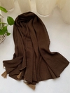 شال برشکا ساده آویزدار