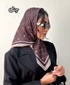 مینی اسکارف قهوه ای 