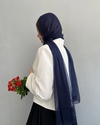 شال حریر ساده