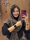 شال مخمل موهر پلنگی