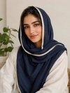شال نخی دور گان دوزی