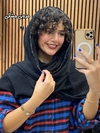 شال برشکا وارداتی کرم و مشکی