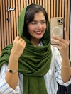 شال نخی مخمل میله ای پاییزه 
