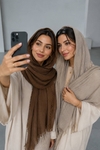 شال نخی کنفی زارا دور ریش