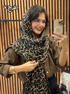 شال مخمل موهر پلنگی 