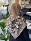 روسری نخی دور دست دوز قاجار
