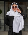 شال نخی پلیسه دور ریش