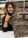 شال مخمل موهر پلنگی