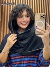 شال برشکا وارداتی کرم و مشکی