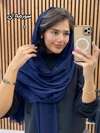 شال نخی پاییزه خطی چهار ریش