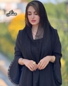 شال نخی حصیری دو رنگ