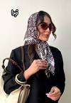 مینی اسکارف قهوه ای 