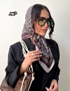 مینی اسکارف قهوه ای 