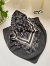 روسری نخی گل درشت 