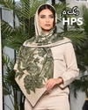 روسری نخی دور دست دوز قاجار