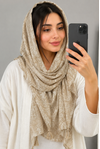شال نخی پتینه آویزدار 