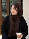 شال برشکا نخی منگوله چوبی