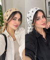 مینی اسکارف نخی شکوفه 